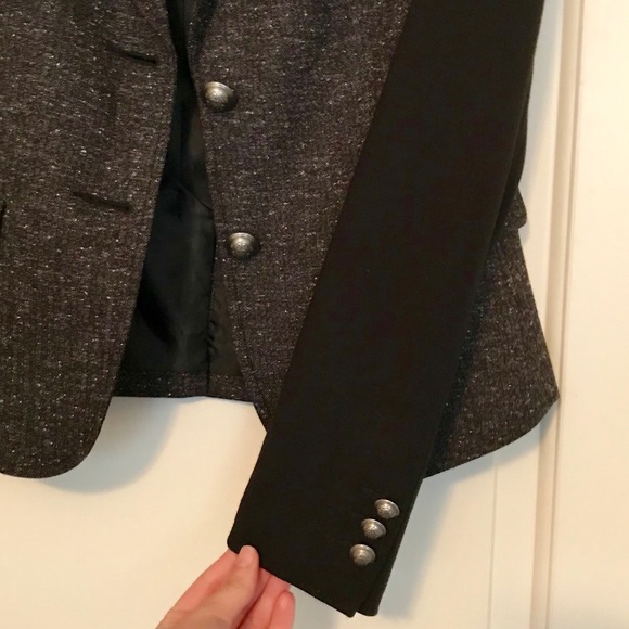 Jessica Simpson Mixed-Media Blazer - Picture 2 of 4